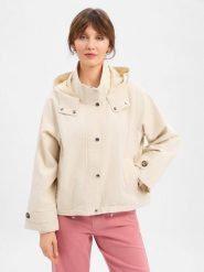 S.Oliver Kurtka Kobiety Bawełna beżowy, XL. Brązowe kurtki damskie S.Oliver, s, bez wzorów, z bawełny, bez kaptura. Za 479.95 zł.