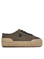 EMU Australia Espadryle Ellery 2.0 W13065 Czarny. Czarne espadryle damskie EMU Australia, bez wzorów, z materiału, bez obcasa. Za 409.99 zł.