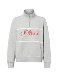 S.Oliver Bluza Kobiety Materiał dresowy szary, 44. Szare bluzy damskie S.Oliver, s, bez wzorów, z dresówki, bez kaptura. Za 299.95 zł.
