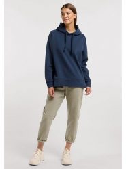 ELBSAND Bluza "Mathea" w kolorze granatowym rozmiar: M. Niebieskie bluzy damskie ELBSAND, m, bez wzorów, z kapturem. Za 210.81 zł.