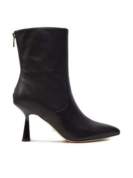 Marciano Guess Botki 4YGZ15 7103A Czarny. Czarne botki damskie Marciano Guess, ze skóry, bez obcasa, na szpilce, bez zapięcia. Za 799.99 zł.