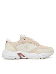 Calvin Klein Jeans Sneakersy Retro Tennis Mg Mix YW0YW01743 Écru. Obuwie sportowe damskie Calvin Klein Jeans, z jeansu, bez zapięcia. Za 359.99 zł.
