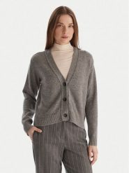 Marella Kardigan Blazer 2525346032 Szary Regular Fit. Szare kardigany damskie Marella, m, bez wzorów, z wełny. Za 819.99 zł.