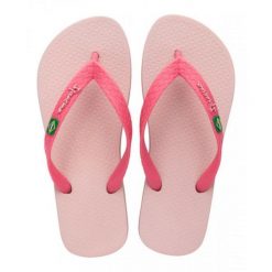 Japonki basenowe damskie Ipanema Clas Brasil II. Czerwone klapki damskie Ipanema, bez wzorów, z materiału, bez obcasa, bez zapięcia. Za 62.99 zł.