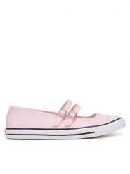 Converse Baleriny Chuck Taylor All Star Dainty Mary Jane A11856C Różowy. Czerwone balerinki damskie Converse, bez wzorów, z materiału. Za 209.99 zł.