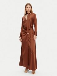 Marciano Guess Sukienka wieczorowa 5GGK00 7246A Bordowy Regular Fit. Czerwone sukienki damskie Marciano Guess, z aplikacjami, z syntetyku, wizytowe, bez ramiączek. Za 1,089.00 zł.