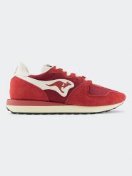 Kangaroos Skórzane sneakersy "Aussie Athluxe" w kolorze czerwonym rozmiar: 39. Czerwone obuwie sportowe damskie KangaROOS, z materiału, bez zapięcia. Za 188.85 zł.