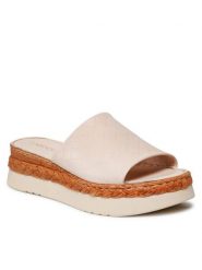 Lasocki Klapki U420 Beżowy. Brązowe klapki damskie Lasocki, bez wzorów, ze skóry, bez obcasa, bez zapięcia. Za 179.99 zł.