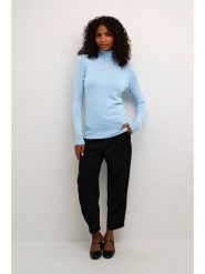 Kaffe Golf "Astrid" w kolorze błękitnym rozmiar: XL. Niebieskie golfy damskie Kaffe, xl, bez wzorów, bez ramiączek. Za 74.28 zł.