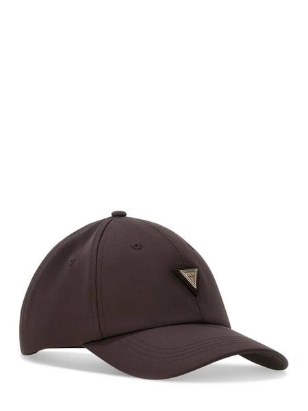 Guess Czapka z daszkiem V6RZ08 WG980 Brązowy. Brązowe czapki z daszkiem damskie Guess, z aplikacjami, z poliesteru. Za 154.99 zł.