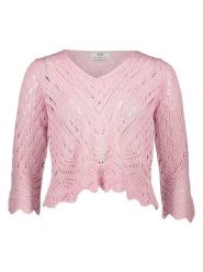 JDY Sweter "New Sun" w kolorze jasnoróżowym rozmiar: S. Różowe swetry klasyczne damskie JDY, s, bez kołnierzyka. Za 88.02 zł.