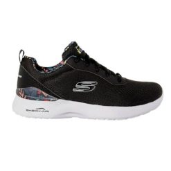 Tenisówki Skechers Model Skech-air Dynamight Printed Kolor Czarny. Białe trampki damskie Skechers, bez wzorów, z tkaniny, bez zapięcia. Za 299.99 zł.