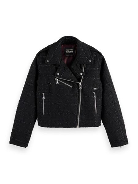 Scotch & Soda Kurtka przejściowa w kolorze czarnym rozmiar: XL. Czarne kurtki damskie Scotch & Soda, xl, bez wzorów, bez kaptura. Za 319.13 zł.