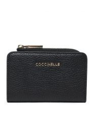 Coccinelle Portfel MW5 Metallic Soft E2 MW5 17 01 01 Czarny. Czarne portfele damskie Coccinelle, bez wzorów, ze skóry. Za 399.99 zł.