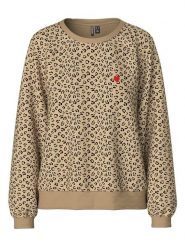 Pieces Bluza w kolorze jasnobrązowym rozmiar: S. Brązowe bluzy damskie Pieces, s, bez wzorów, bez kaptura. Za 134.85 zł.