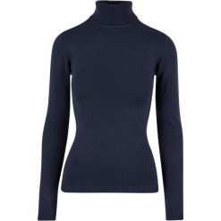 Damski sweter z golfem Urban Classics. Niebieskie golfy damskie Urban Classics, na zimę, bez kołnierzyka. Za 175.50 zł.