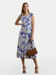 LAUREN RALPH LAUREN Sukienka codzienna 200971078001 Niebieski Regular Fit. Niebieskie sukienki damskie Lauren Ralph Lauren, bez wzorów, z syntetyku, bez ramiączek. Za 529.99 zł.