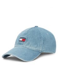 Tommy Jeans Czapka z daszkiem Heritage Core AW0AW17582 Niebieski. Niebieskie czapki z daszkiem damskie Tommy Jeans, bez wzorów, z bawełny. Za 129.99 zł.