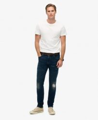 Superdry Jeansy Vintage Slim z Bawełny Organicznej. Niebieskie jeansy damskie Superdry. Za 315.50 zł.