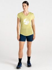 Dare 2b Koszulka sportowa "Serene Tee" w kolorze żółtym rozmiar: 42. Żółte koszulki sportowe damskie Dare 2b, bez wzorów, z wiskozy, bez ramiączek, outdoorowe. Za 43.88 zł.