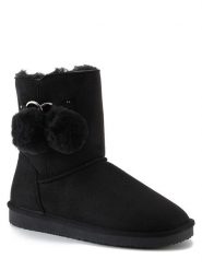 ISLAND BOOT Botki zimowe "Sherbrooke" w kolorze czarnym rozmiar: 36. Czarne botki damskie Island Boot, na zimę, z materiału, bez obcasa, bez zapięcia. Za 122.96 zł.