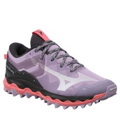 Buty do biegania damskie Mizuno Wave Mujin 9. Fioletowe obuwie sportowe damskie Mizuno, bez zapięcia, do biegania, mizuno wave. Za 339.99 zł.