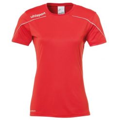Koszulka Uhlsport Femme Stream 22. Białe koszulki damskie Uhlsport, xs, bez wzorów, bez kołnierzyka, bez ramiączek. Za 93.35 zł.