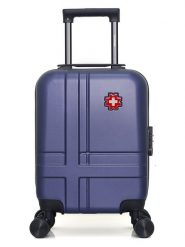 SWISS KOPPER Walizka "Uster" w kolorze granatowym - 32 x 42 x 20 cm rozmiar: onesize. Niebieskie walizki SWISS KOPPER, bez wzorów, z materiału. Za 108.99 zł.