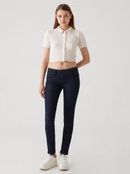 LTB Dżinsy "Molly" - Skinny fit - w kolorze granatowym rozmiar: W25/L30. Niebieskie jeansy damskie LTB, z podwyższonym stanem. Za 65.85 zł.