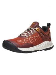 Keen Buty "NXIS Evo" w kolorze czerwonym do biegania rozmiar: 40,5. Czerwone obuwie sportowe damskie Keen, z gumy, bez zapięcia, do biegania. Za 355.95 zł.