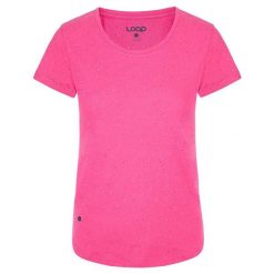 Damska koszulka LOAP Bulla z bawełny, XS. Czerwone bluzki damskie ZSPORT, xs, bez wzorów, z bawełny, bez kołnierzyka, bez ramiączek. Za 132.99 zł.