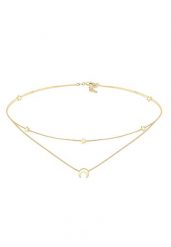 Elli Dmaski choker warstwowy Astro półksiężyc z gwiazdami srebro 925 Sterling Silver Naszyjniki 1 ct Damski. Szare naszyjniki damskie Elli, srebrne. Za 318.99 zł.