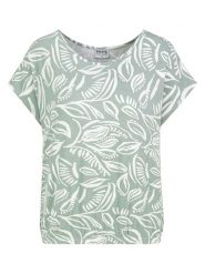 Sublevel Koszulka w kolorze zielonym rozmiar: XXL. Zielone bluzki damskie Sublevel, xxl, bez wzorów, bez kołnierzyka, bez ramiączek. Za 69.58 zł.