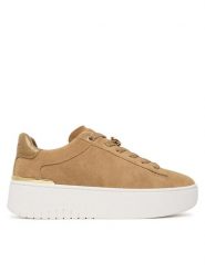 MICHAEL Michael Kors Sneakersy 43F5DTFS1S Brązowy. Brązowe obuwie sportowe damskie MICHAEL Michael Kors, ze skóry, bez zapięcia. Za 709.99 zł.