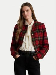 LAUREN RALPH LAUREN Marynarka 200P02014001 Czerwony Regular Fit. Czerwone marynarki i żakiety damskie Lauren Ralph Lauren, bez wzorów. Za 1,599.00 zł.