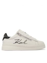 KARL LAGERFELD Sneakersy Z31238 S Biały. Białe buty sportowe dziewczęce KARL LAGERFELD, bez wzorów, ze skóry, bez zapięcia. Za 627.99 zł.