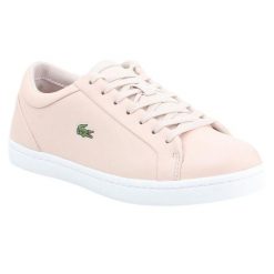 Trampki Damskie Lifestyle. Brązowe trampki damskie Lacoste, bez wzorów, bez zapięcia. Za 702.99 zł.