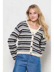 &Co Woman Kardigan "Birdie" w kolorze czarno-białym rozmiar: L. Czarne kardigany damskie &Co Woman, l, bez wzorów. Za 126.75 zł.