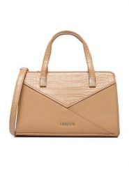 Lasocki Torebka CEO-LSK-M-001-09 Beżowy. Brązowe torebki klasyczne damskie Lasocki, z materiału, bez dodatków. Za 169.99 zł.