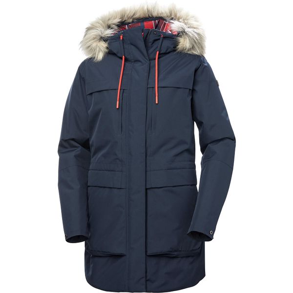 Parka dla kobiet Helly Hansen Coastal. Czarne parki damskie Helly Hansen, na zimę, s, z futra, bez kaptura. Za 949.45 zł.