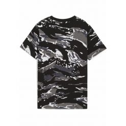 Młodzieżowa koszulka Essentials Camo PUMA Black. Czarna bluzki damskie Puma, m, bez wzorów, bez kołnierzyka, bez ramiączek. W wyprzedaży za 94.00 zł.