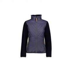 Bluza sportowa damska CMP Bluza Damska 3H39276GRANAT. Fioletowe bluzy damskie CMP, xs, bez wzorów, bez kaptura. Za 557.00 zł.