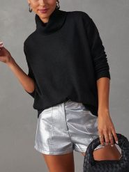 Milan Kiss Golf w kolorze czarnym rozmiar: M. Czarne golfy damskie Milan Kiss, m, bez wzorów, bez ramiączek. Za 113.99 zł.