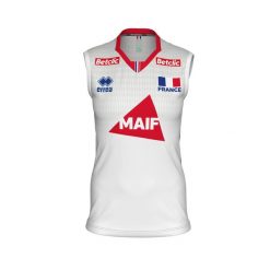 Kurtka wyjazdowa damska Francja 2025/26. Białe kurtki sportowe damskie ERREA, l, bez wzorów, z materiału, bez kaptura. Za 309.00 zł.