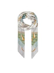 Guess Chusta AW5343 POL03 Zielony. Zielone chusty damskie Guess, z aplikacjami, z materiału. Za 219.99 zł.