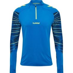 Bluza z zamkiem 1/2 Hummel Blaze Pro. Niebieskie bluzy damskie Hummel, na zimę, bez wzorów, bez kaptura. Za 247.00 zł.