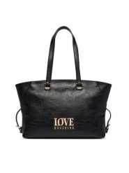 LOVE MOSCHINO Torebka JC4202PP0PKA0000 Czarny. Czarne shopper bag Love Moschino, ze skóry, bez dodatków. Za 949.99 zł.