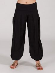 Aller Simplement Spodnie w kolorze czarnym rozmiar: 38-42. Czarne spodnie materiałowe damskie Aller Simplement, bez wzorów, z materiału. Za 56.99 zł.