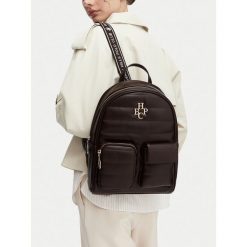 Plecak Beverly Hills Polo Club. Brązowe plecaki Beverly Hills Polo Club, bez wzorów. Za 229.99 zł.