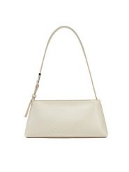 Calvin Klein Torebka Embossed Logo Shoulder Bag K60K612550 Écru. Torebki klasyczne damskie Calvin Klein, ze skóry, bez dodatków. Za 309.99 zł.
